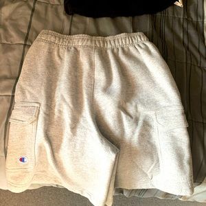 Champion Cargo Shorts (Size Small) -Grey
